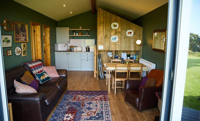 Living area of lodge